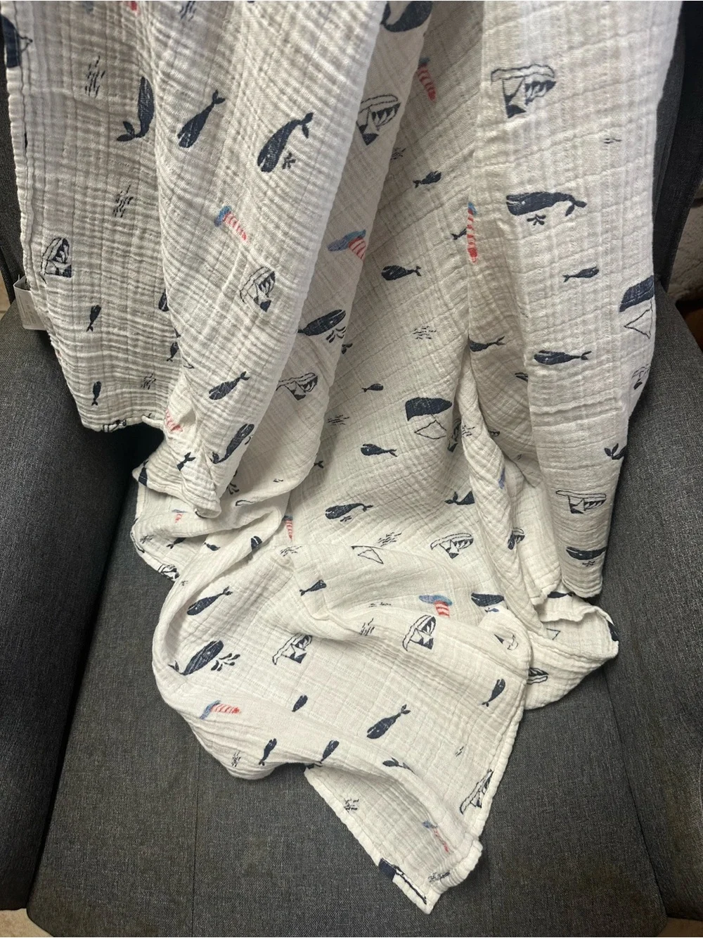 Little Unicorn Swaddle Blanket - Nautical Harbor